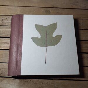Leaves Nature Address Book By John Watson Hardcover Photo Illustrated NEW GIFT